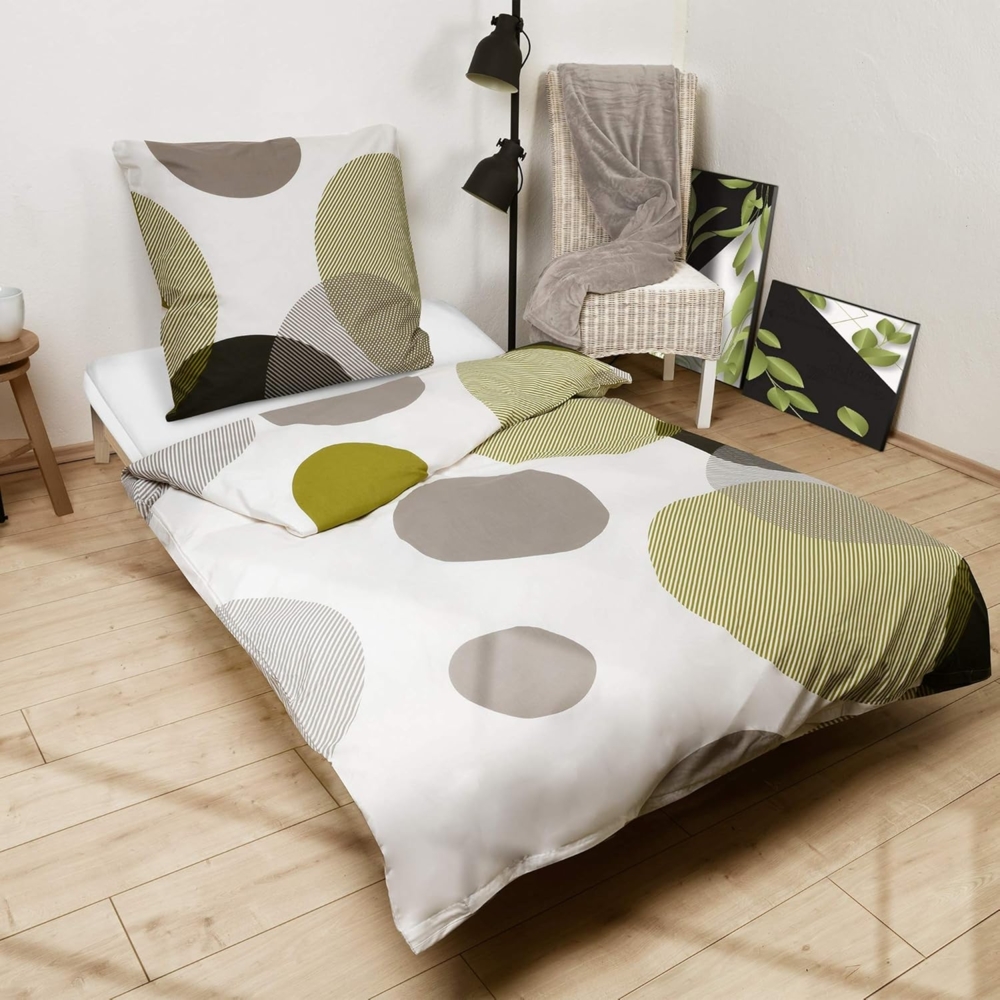 Beautissu Bettwäsche Nela, Baumwolle, 2 teilig, 2 tlg. Renforcé Bettgarnitur Bild 1