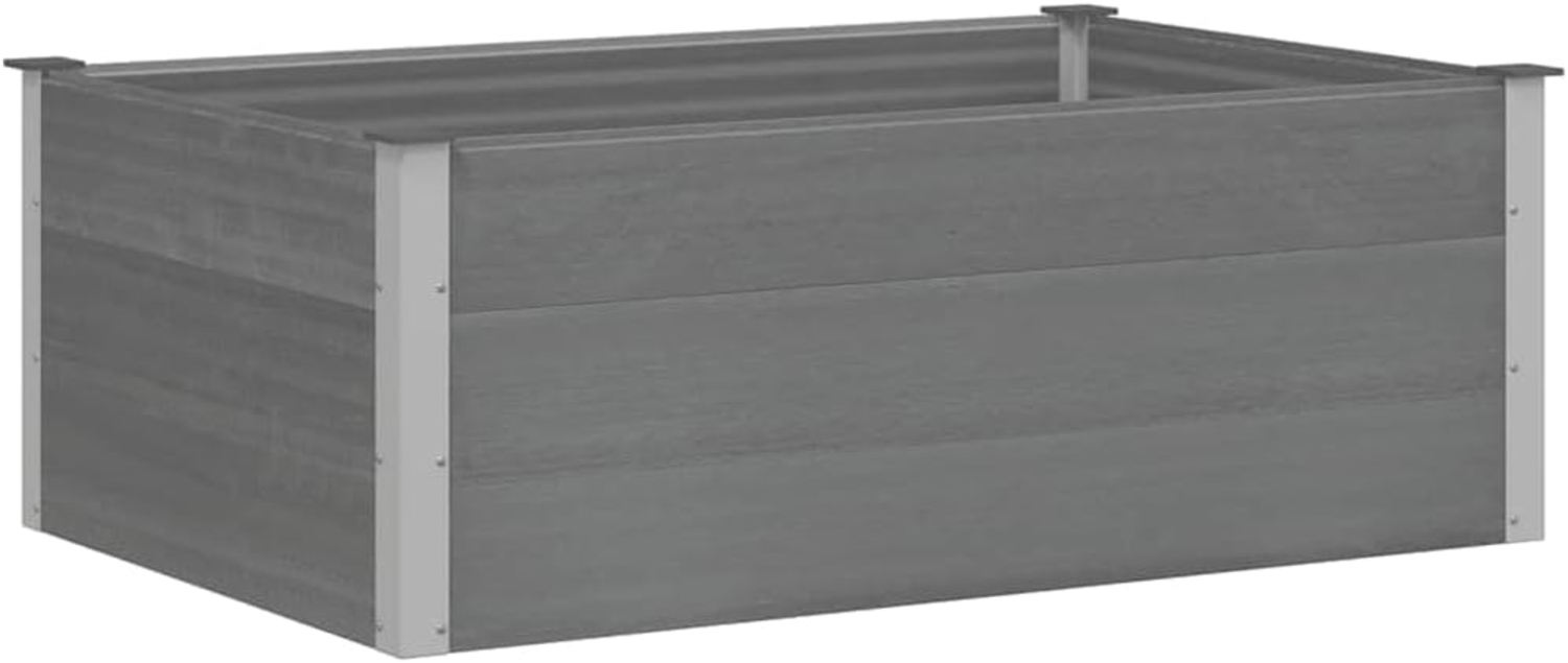 vidaXL Garten-Hochbeet WPC 150 x 100 x 54 cm Grau 43609 Bild 1