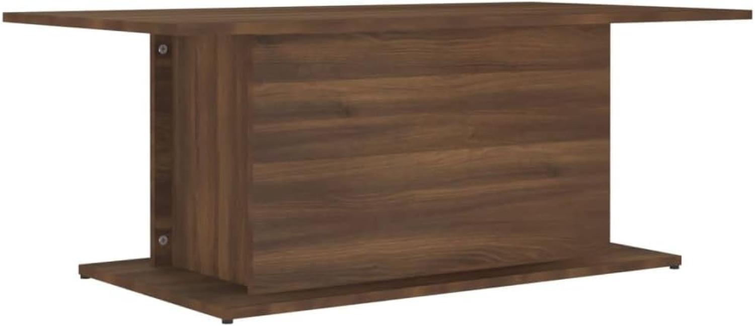 vidaXL Couchtisch Braun Eiche 102x55,5x40 cm Holzwerkstoff 813094 Bild 1