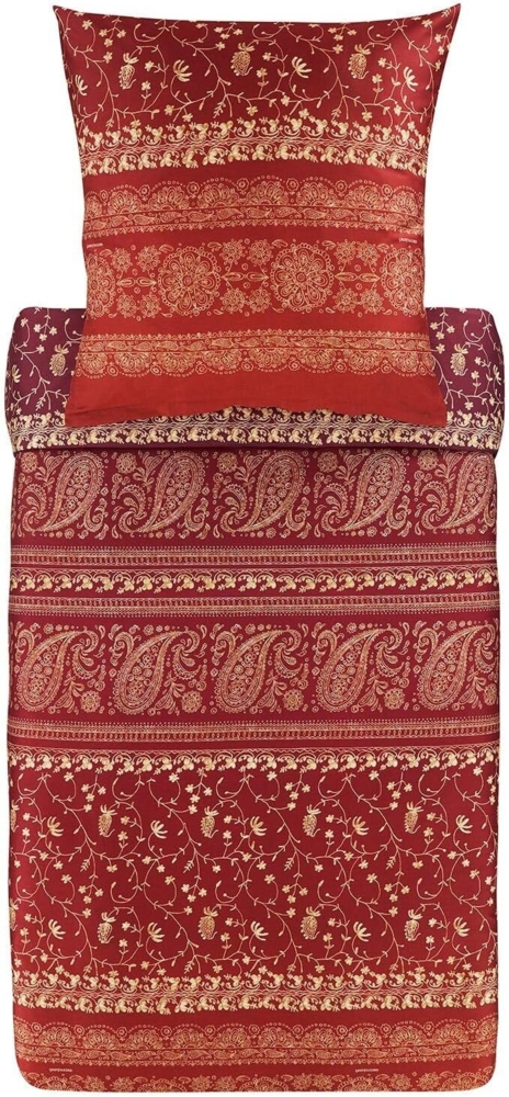 Bassetti BETTGARNITUR BRENTA RUBINROT 135x200 Bild 1