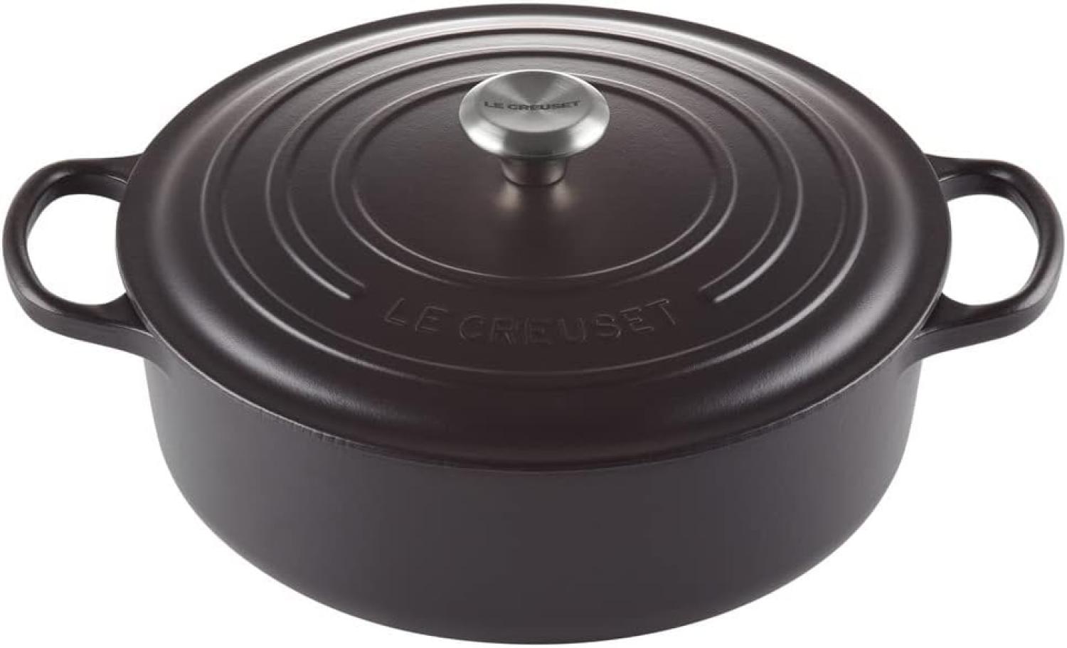 Le Creuset Signature Gourmet-Bräter 30 cm Schwarz - Schwarz - 29 bis 32 cm Bild 1