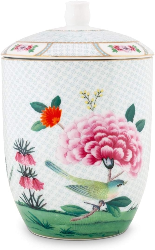 PIP STUDIO Blushing Birds Aufbewahrungsdose weiss 1,5 l Bild 1