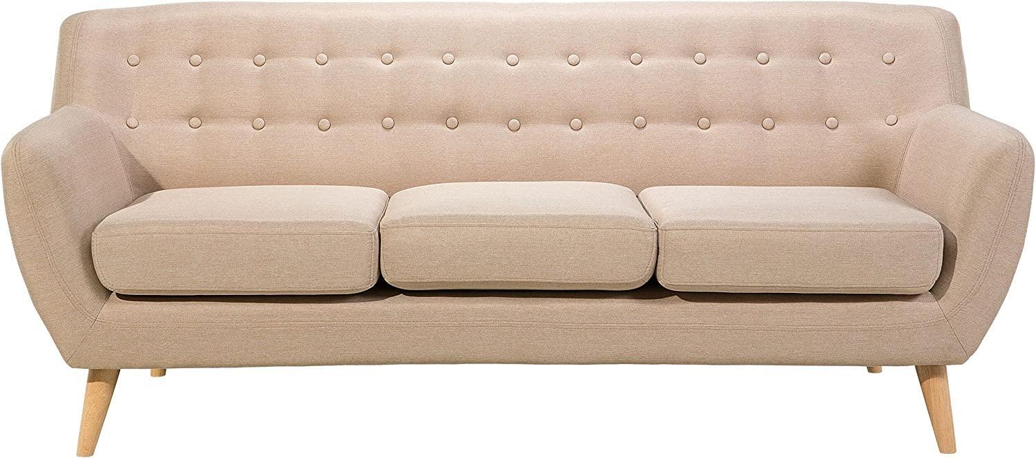 3-Sitzer Sofa Polsterbezug beige MOTALA Bild 1