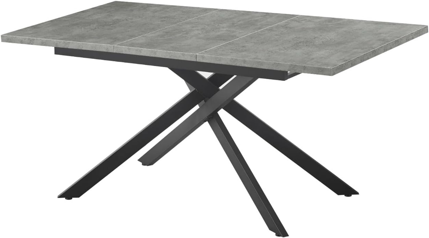 B&D home Esstisch Ausziehtisch LARS, X-Gestell, ausziehbar, 120-160cm, 4-6 Personen Bild 1