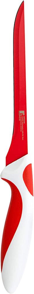 Bergner Red&White - Ausbeinmesser Edelstahl keramikbeschichtung 16. 5 cm Bild 1