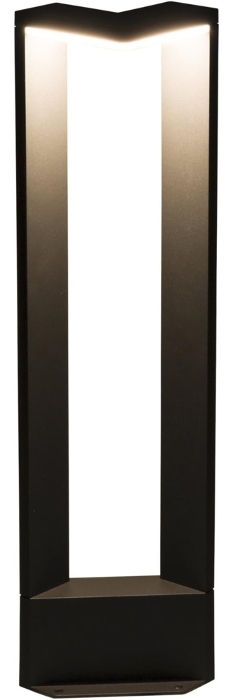 Heitronic Nr. 37268-HE Outdoor LED Sockelleuchte Bonita 60 anthrazit IP54 Bild 1