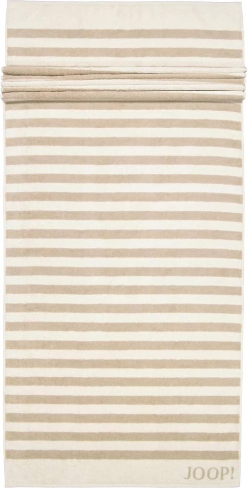 JOOP! Handtücher JOOP! Saunatuch Classic Stripes 1610, 36 Creme, Baumwolle (1-St) Bild 1