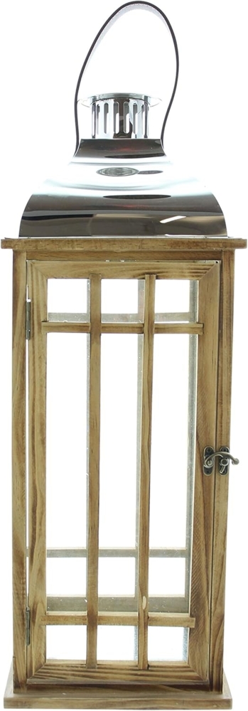 Laterne Wood groß Standleuchte Lampe Windlicht Wohnzimmerdeko Tischleuchte Bild 1