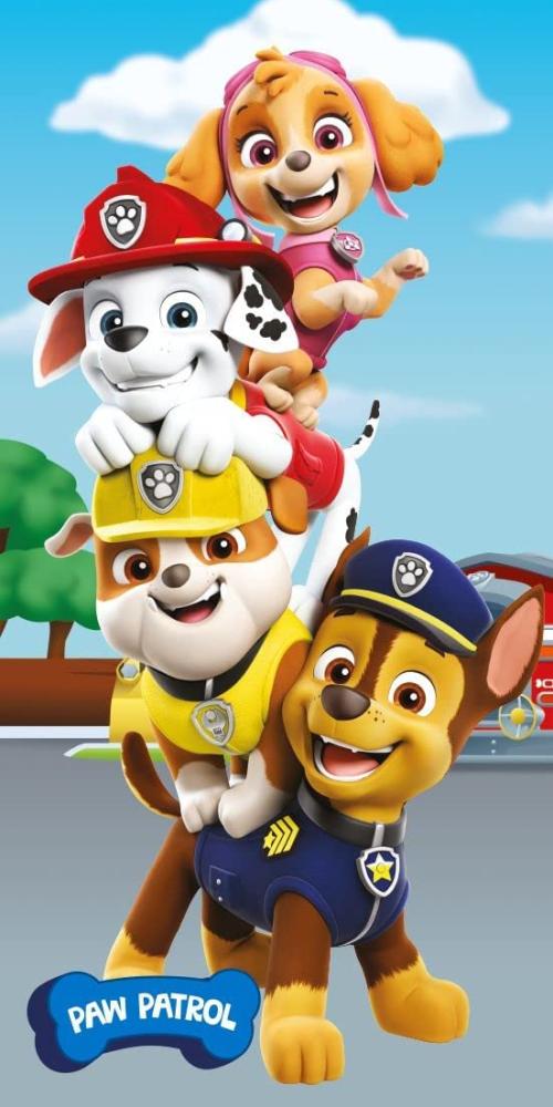 Paw Patrol Duschtuch Badetuch Strandtuch 70 x 140cm Bild 1