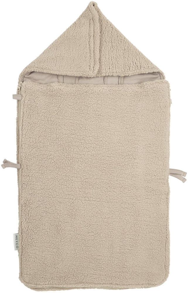 Meyco Baby Fußsack Teddy Sand (1-tlg), 40x82cm Bild 1