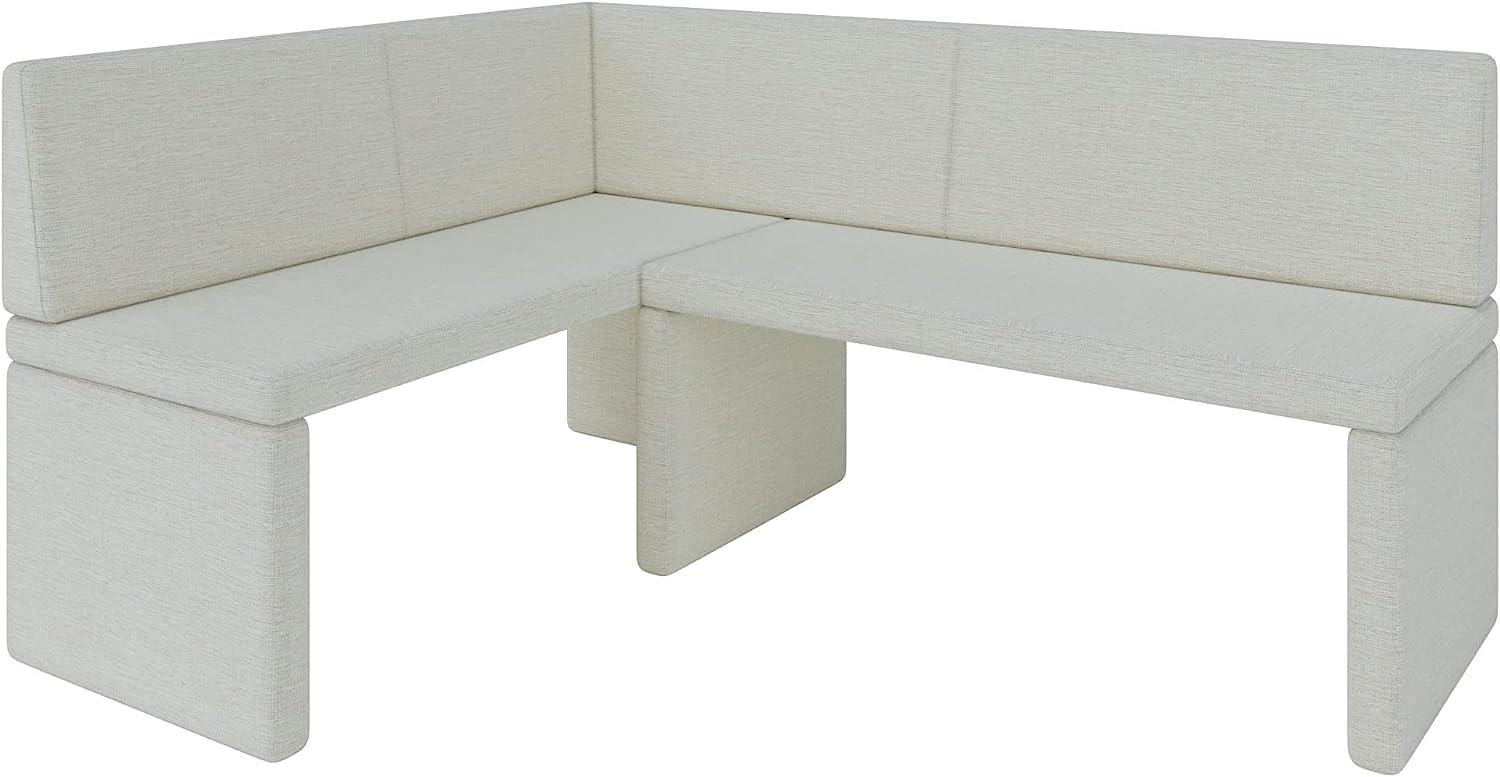 Eckbank Akiko Corner Bench - Eckbankgruppe für Ihrem Esszimmer, Küche modern, Sitzecke, Essecke. Perfekt für Küche, Büro und Rezeption. Solide und Starke Verarbeitung. (INARI 22, 142x196cm Links) Bild 1