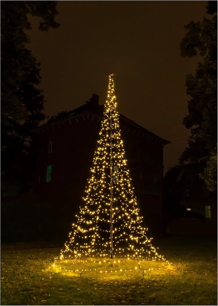 Galaxy Led Tannenbaum 800 cm zum Aufhängen am Fahnenmast Bild 1