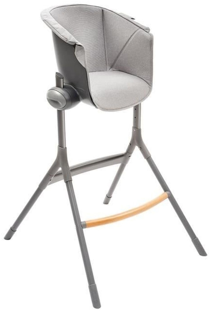 BÉABA, Junior-Kissen für Hochstuhl Up & Down, bequem, ergonomisch, ab 3 Jahren, wasserabweisend, Grau Bild 1