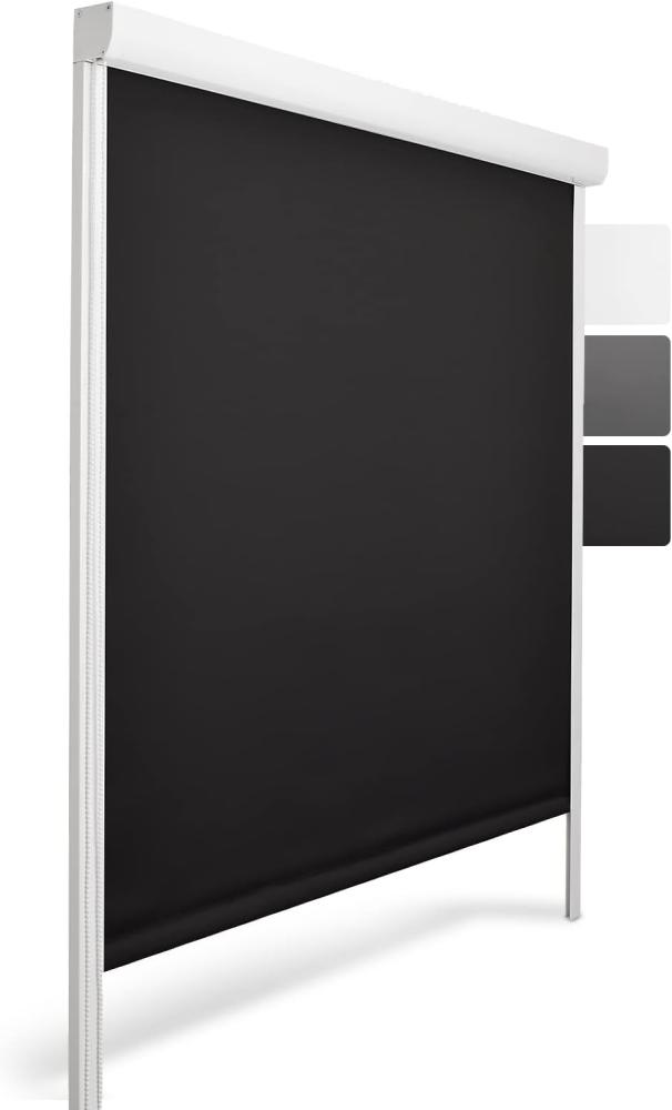 Sol Royal PVC Kassettenrollo SolReflect K24 Schwarz, 175x70x4.2 cm Bild 1