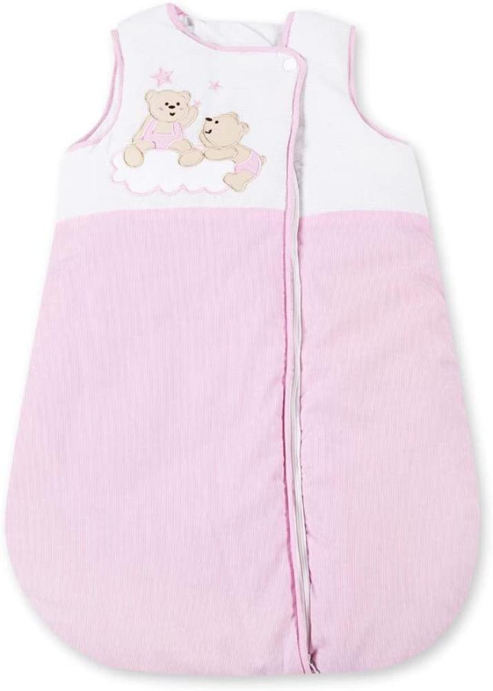 Mixibaby Baby Schlafsack Winterschlafsack/Sommerschlafsack für Jungen und Mädchen 70cm, Modelle:Joy Rosa Bild 1