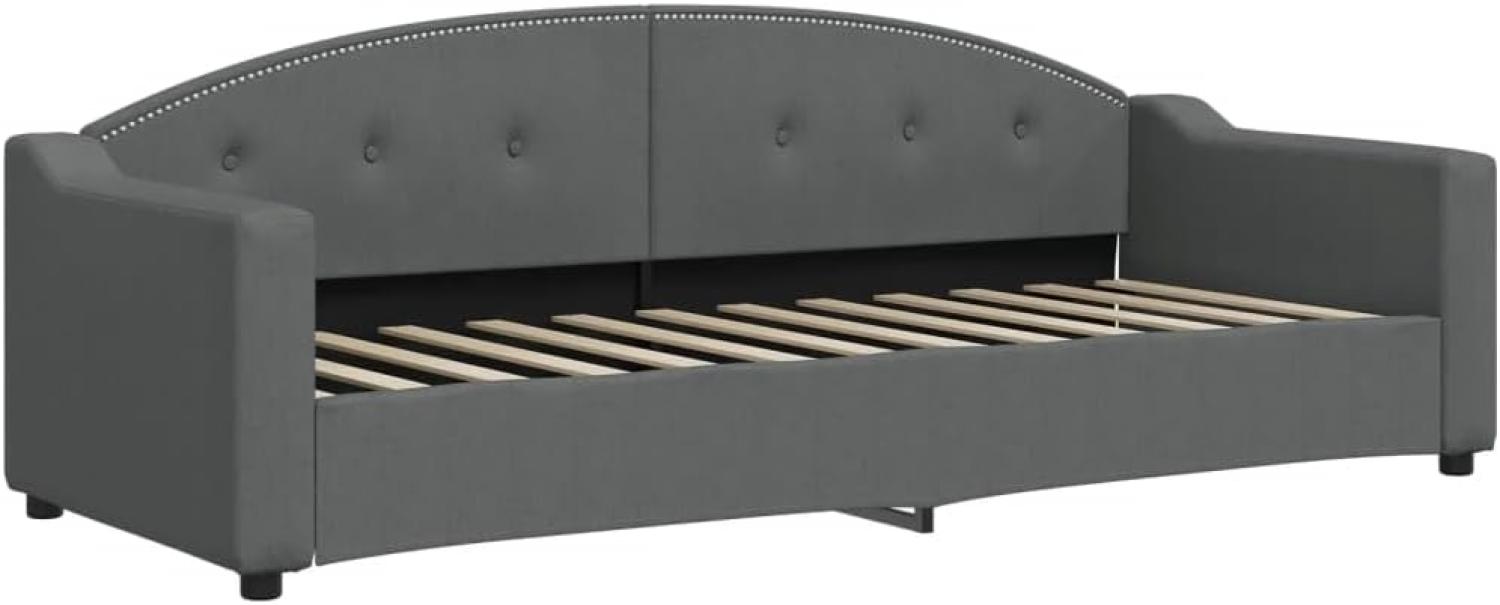 vidaXL Tagesbett Dunkelgrau 80x200 cm Stoff 354179 Bild 1