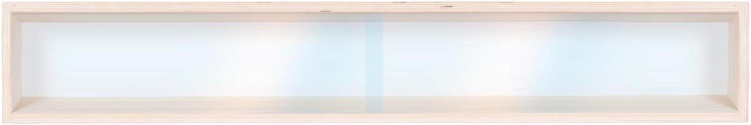 V80.1A Vitrine Spur HO & N Regal H0 80 cm 1 Fach mit Nuten Bild 1