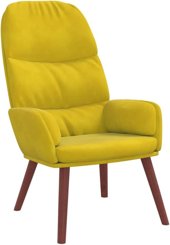 vidaXL Relaxsessel Gelber Samt 4102617 Bild 1
