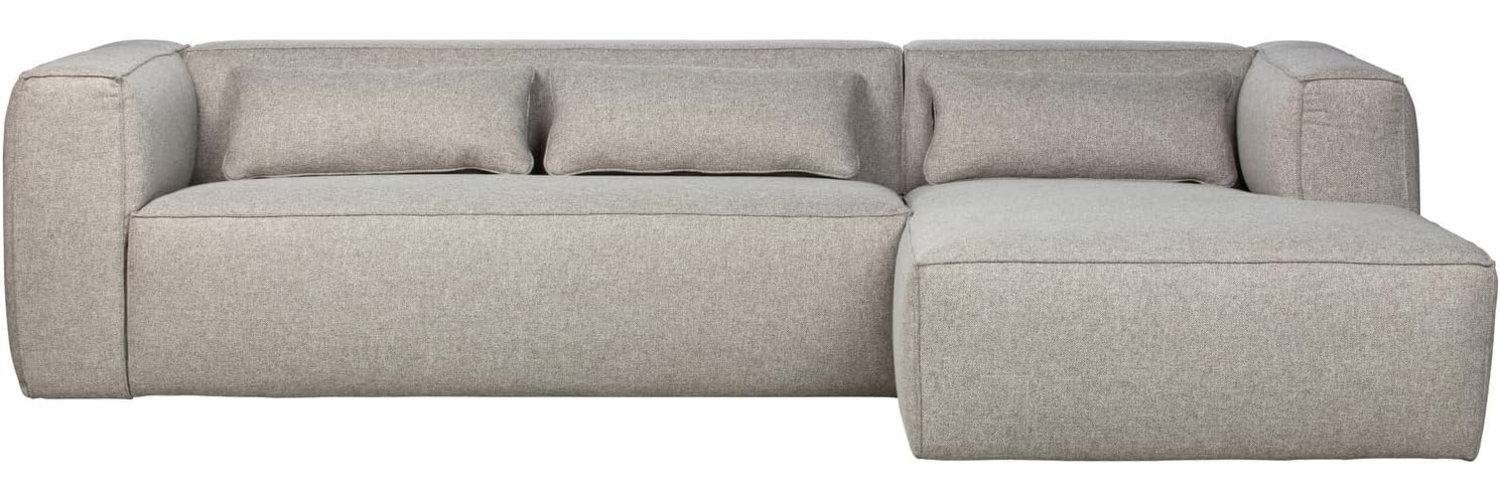 Ecksofa Bean Stoff, rechts Hellgrau Bild 1