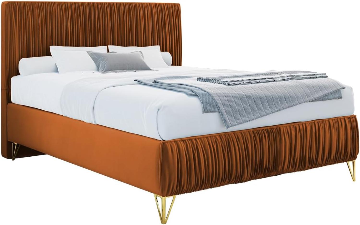 mirjan24 Boxspringbett Lux II , braun, 140 x 200 cm Bild 1