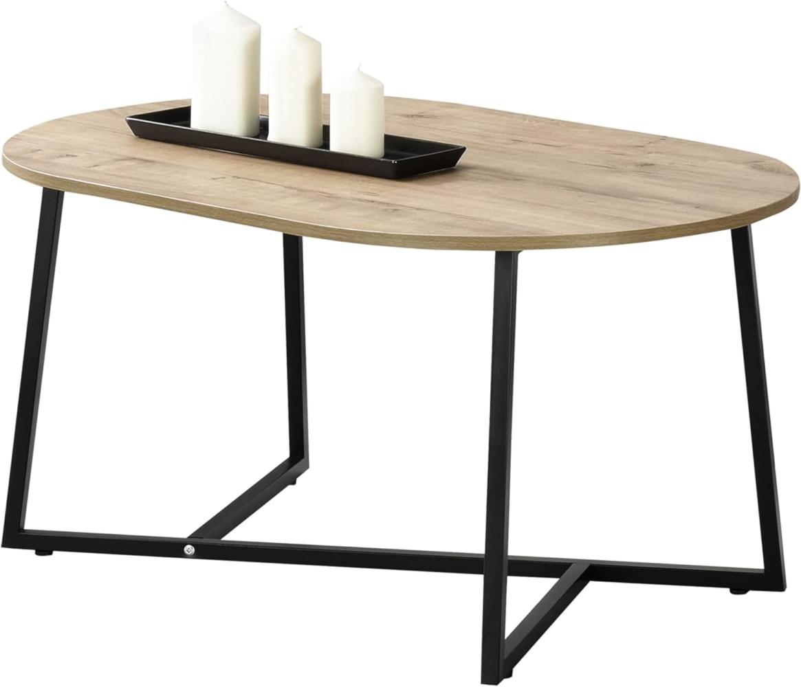 Couchtisch Valdemarsvik 100x60x47cm Eiche-Optik [en. casa] Bild 1