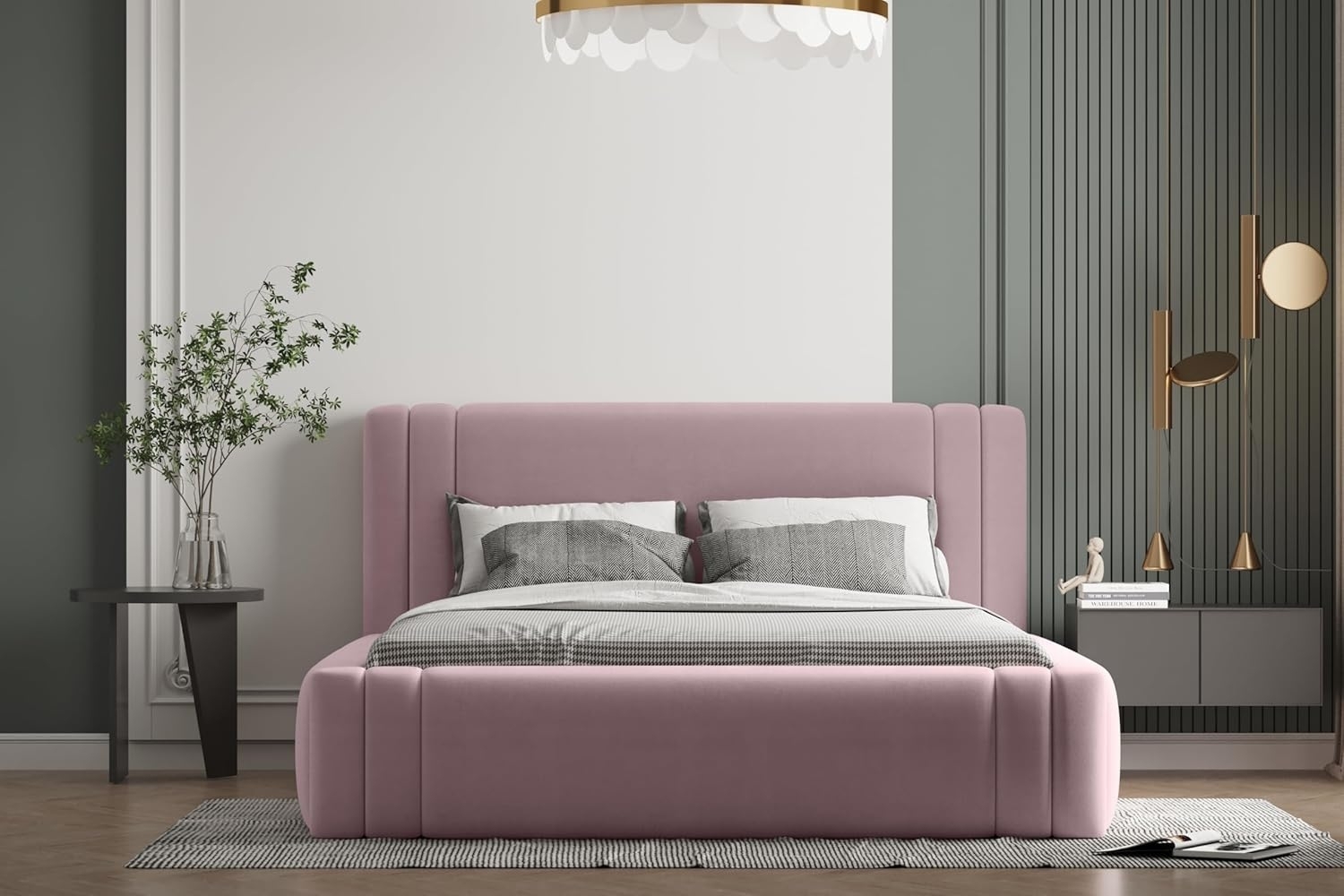 Polsterbett ROLF 140x200 mit Matratze, Bettkasten und Lattenrost. Farbe: VELUTTO 14 Bild 1