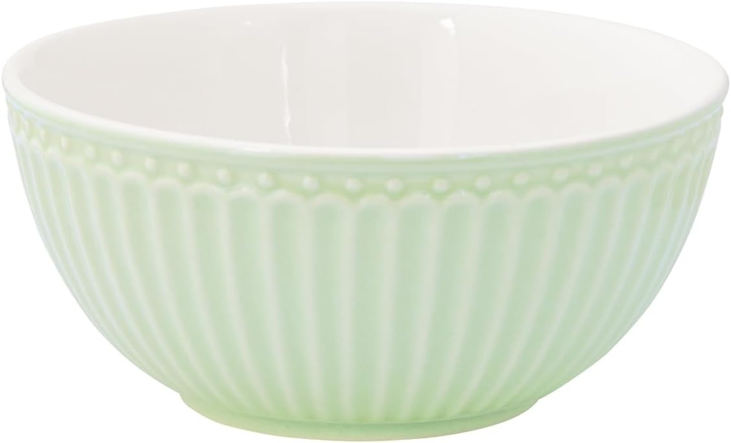 Greengate Schale Alice Müslischale pale green 14 cm, Stoneware, (Schüsseln & Schalen) Bild 1