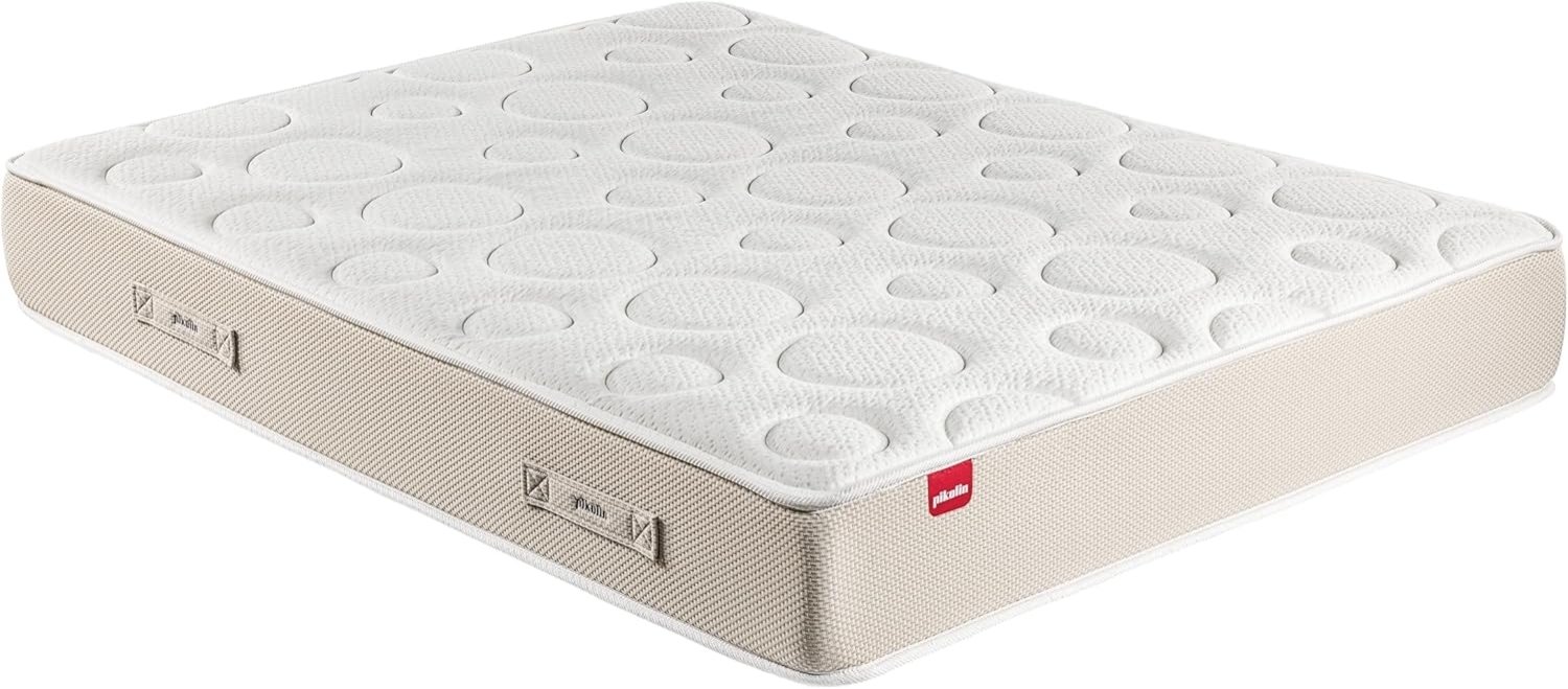 PIKOLIN – Premium-Matratze 150x190 cm, 28 cm Höhe – Hotelmatratze – Taschenfedern Adapt‑Tech® + viskoelastischer Memory-Schaum – 2 Seiten – dreifach hygienische Barriere – gerollt – hergestellt in Bild 1