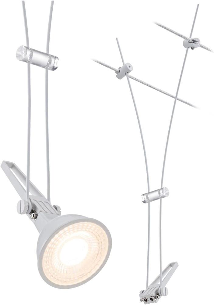 Paulmann No. 94488 Seilsystem Spot Comet Weiß ohne Leuchtmittel GU5,3 DC60VA Bild 1