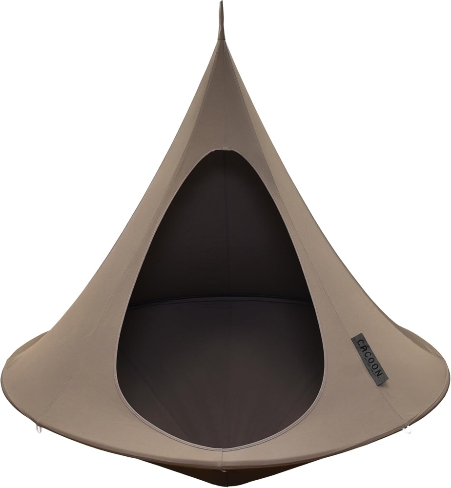 VIVERE Cacoon CACDT7 Double Hängesessel - Taupe, Ø1,8 Bild 1
