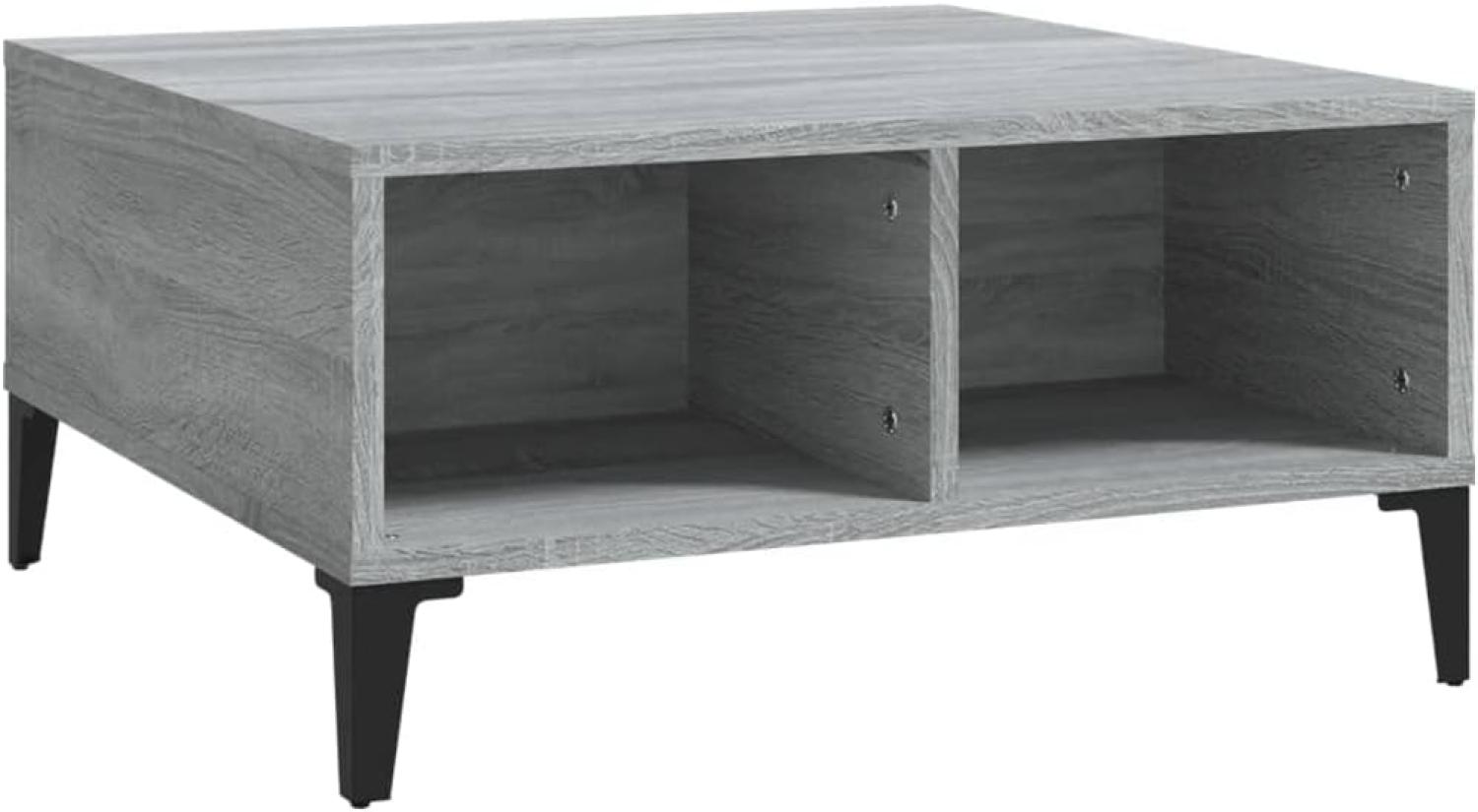 Couchtisch Grau Sonoma 60 x 60 x 30 cm Spanplatte [813168] Bild 1