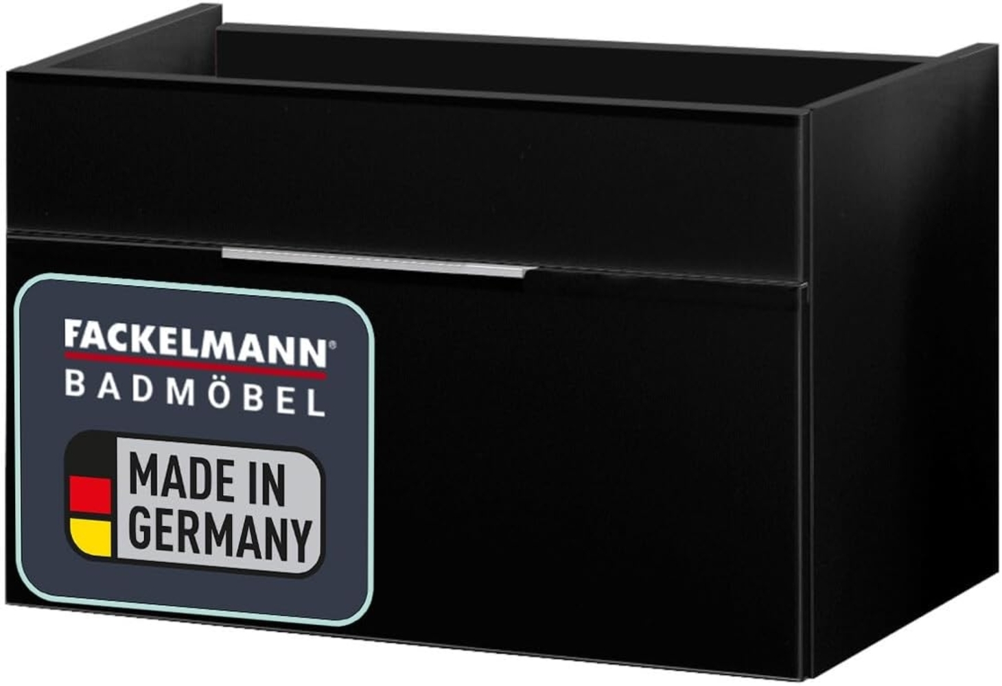 Fackelmann KARA Waschbeckenunterschrank 80 cm, Anthrazit, 1 Schublade Bild 1