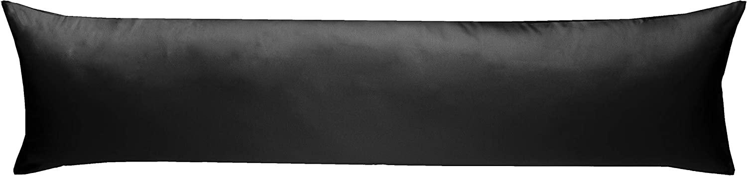 BETTWAESCHE-MIT-STIL Seitenschläferkissenbezug Mako Satin Seitenschläferkissen Bezug 40x145 cm & 40x200 cm einfarbig, (1 Stück) Bild 1