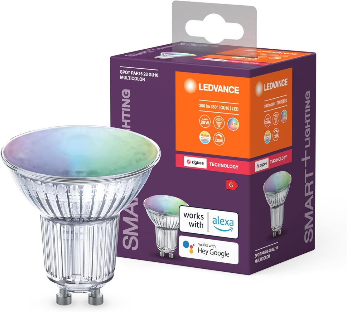 LEDVANCE ZigBee SMART+ LED Lampe Spot RGBW mehrfarbig (ex 40W) 4.9W / 2700-6500K GU10 Bild 1