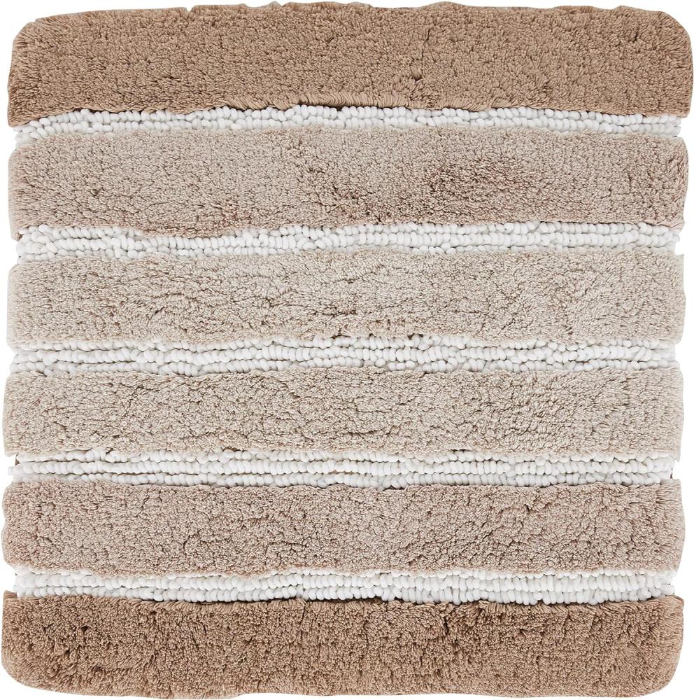 Kleine Wolke Badteppich, Polyester, Taupe, 1 cm cm Bild 1