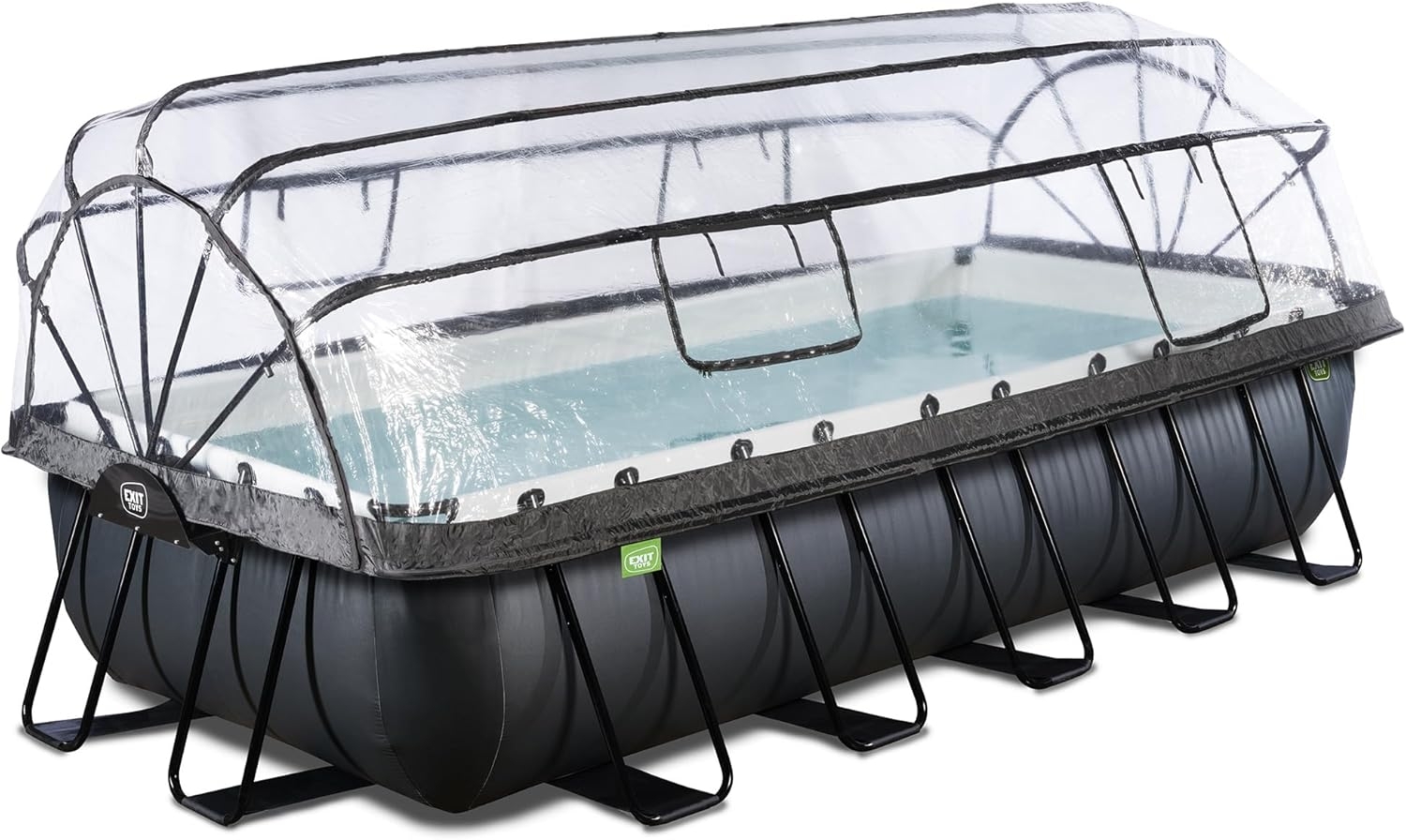 EXIT Framepool inkl. multifunktionaler Poolabdeckung (Set, 4-tlg), BxLxH: 250 x 540 x 100 cm, mit Sandfilteranlage und Sicherheitsleiter Bild 1