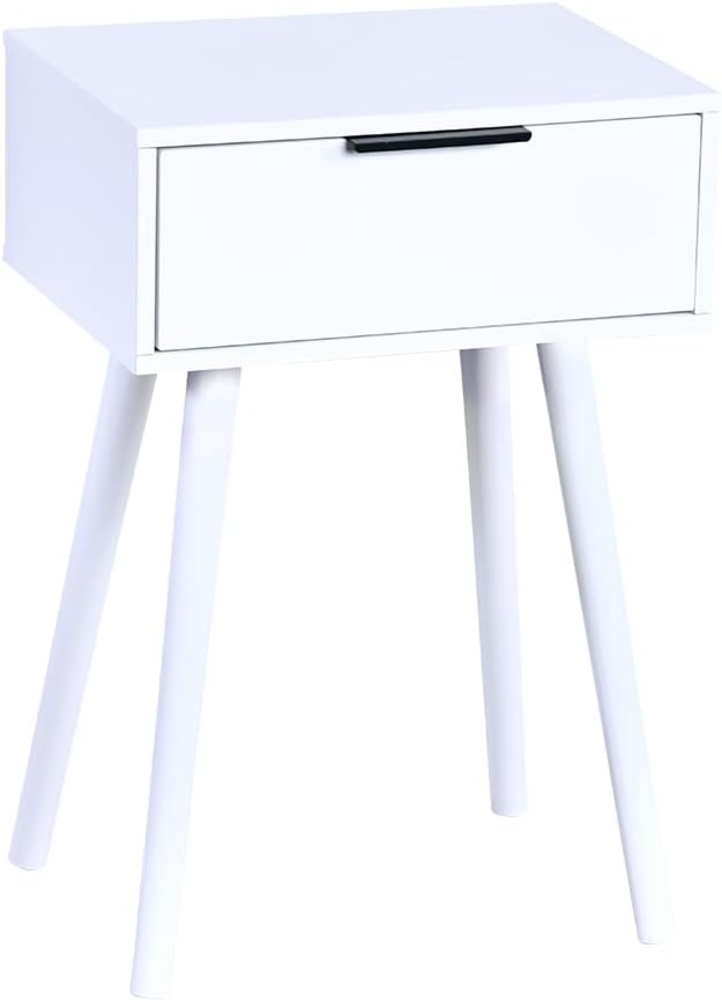 Kesper | Nachttisch, Material: FSC-zertifizierte Faserplatte, Maße: 40 x 30 x 59 cm, Farbe: weiß | 15970 Bild 1