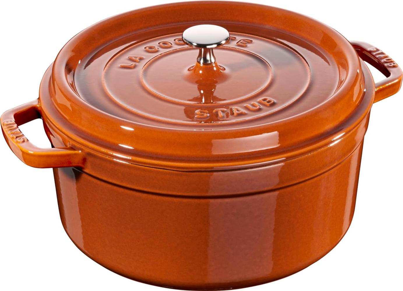 Staub La Cocotte Cocotte 26 cm, rund, Zimt, Gusseisen Bild 1