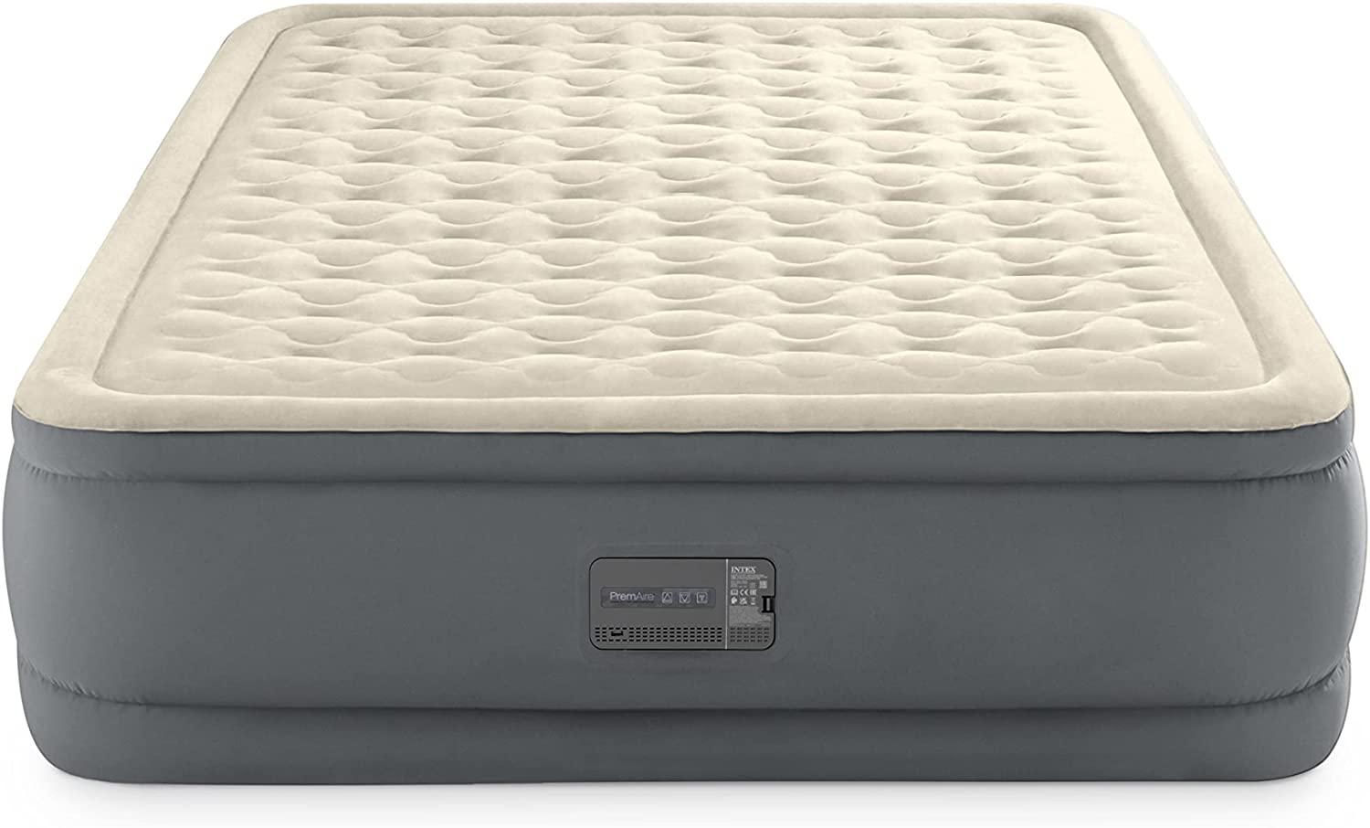 Intex 'PremAire II Queen' Luftbett mit Pumpe, beige, 203 x 152 x 46 cm Bild 1