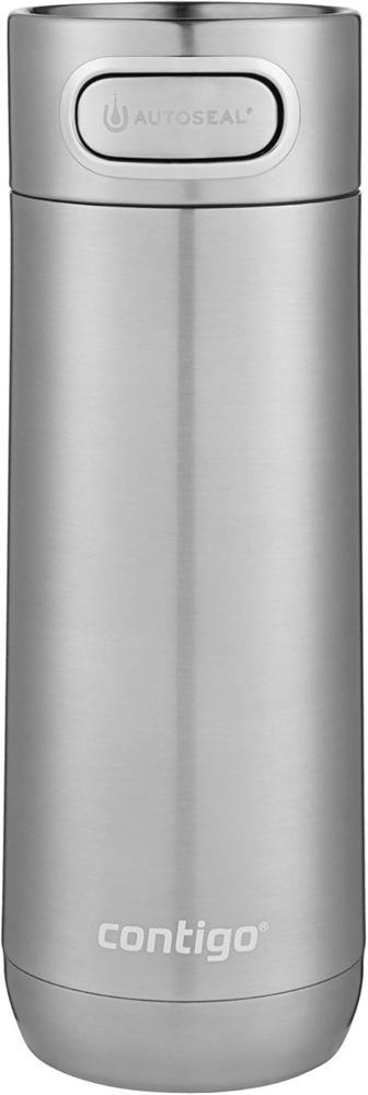 Contigo Luxe Thermobecher 360 ml Isolierflasche Kaffeebecher Stainless Steel Bild 1