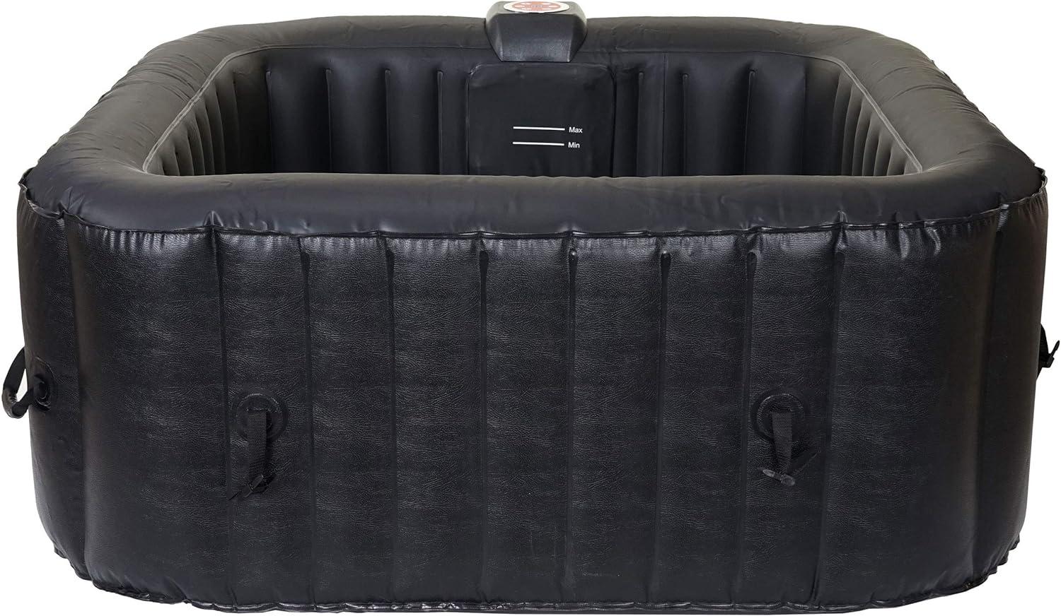 Whirlpool HWC-E32, 4 Personen In-/Outdoor heizbar aufblasbar 150x150 cm FI-Schalter Bild 1