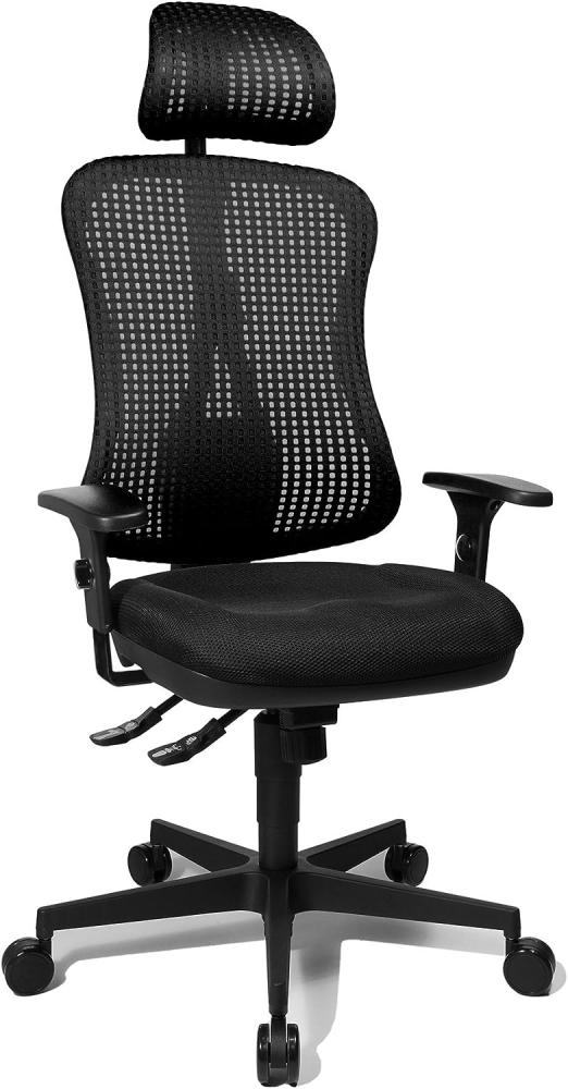 Topstar Bürodrehstuhl, Polyester, schwarz/schwarz Bild 1