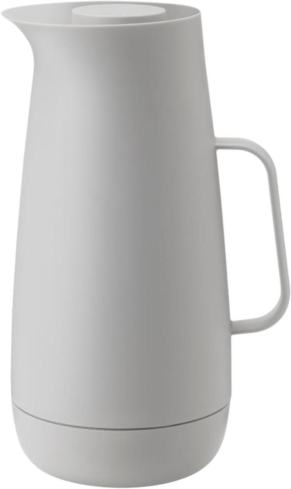 Stelton Foster Isolierkanne, Kanne, Thermokanne, Kunststoff, Glas, Hellgrau, 1 L, 759 Bild 1