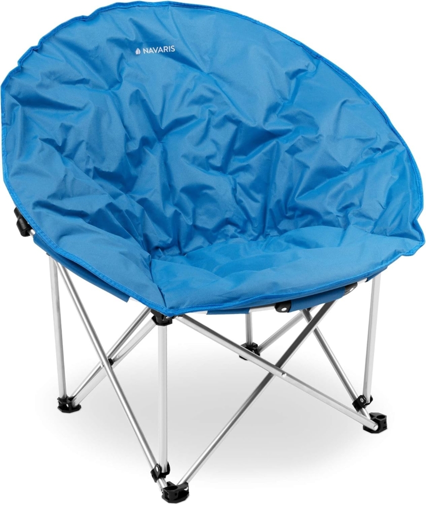 Navaris Campingstuhl Moon Chair Faltsessel rund XXL - Campingstuhl mit Tasche - div. Farben (1 St) Bild 1