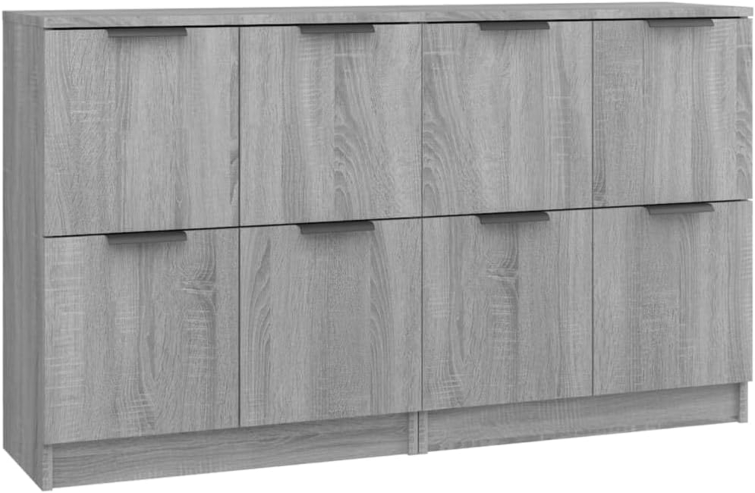 Sideboards 2 Stk. Grau Sonoma 60 x 30 x 70 cm Holzwerkstoff [3115810] Bild 1