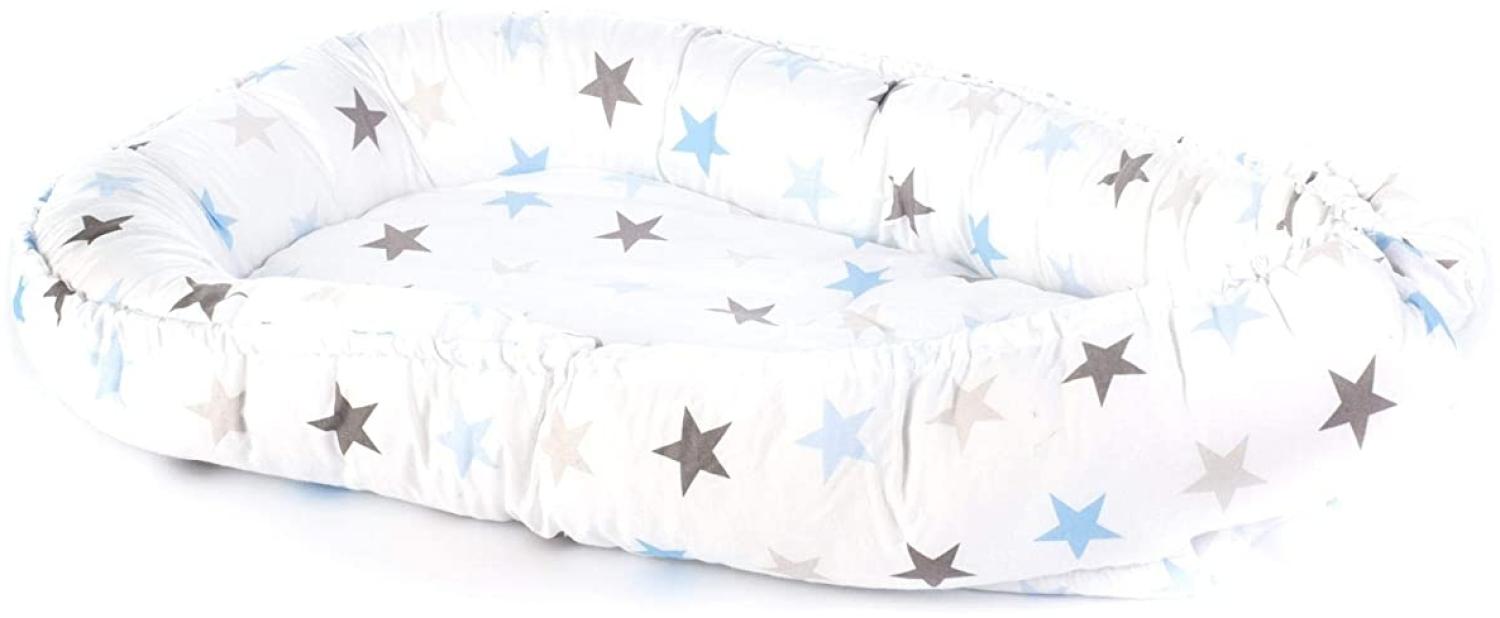 Multifunktionale Kuschelnest Babynest Kokon für Babys und Säuglinge, Nestchen, Reisebett, 100% Baumwolle, antiallergisch Bild 1