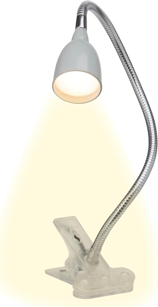 Brilliant Klemmleuchte Anthony 38 cm, 2,2 W, warmweiß, mit Flexgelenk Bild 1