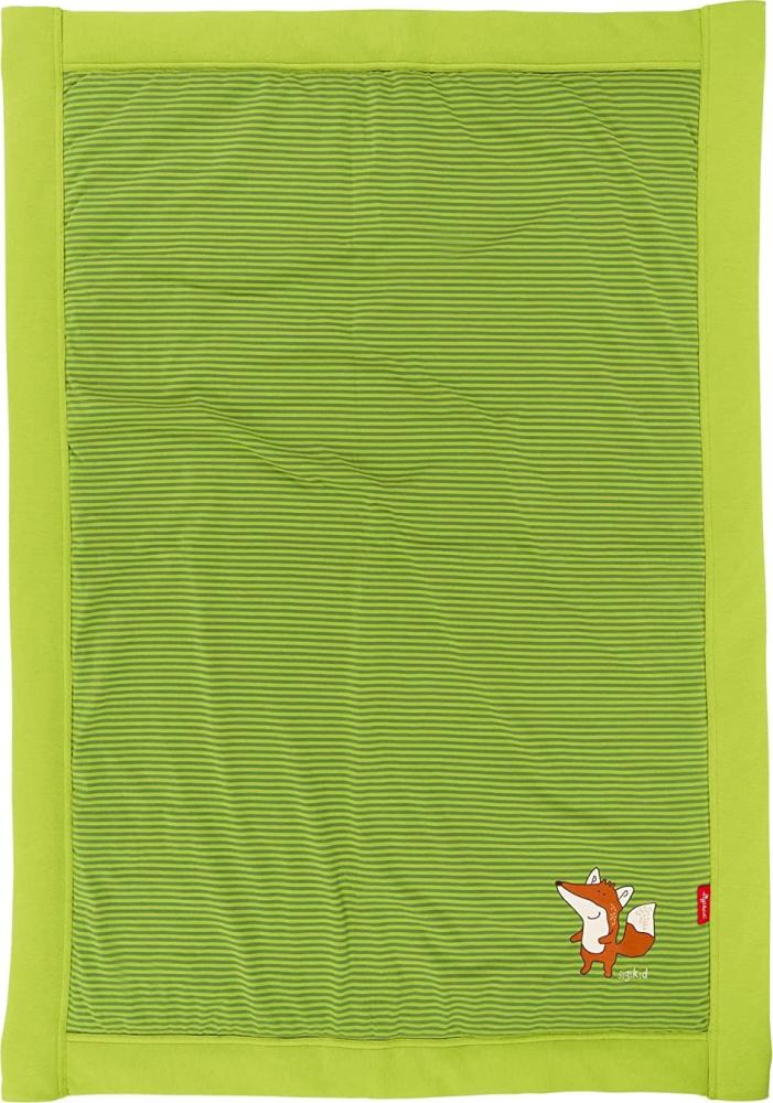 Sigikid Baby Jerseydecke wattiert Fuchs Forest Fox grün - A Bild 1