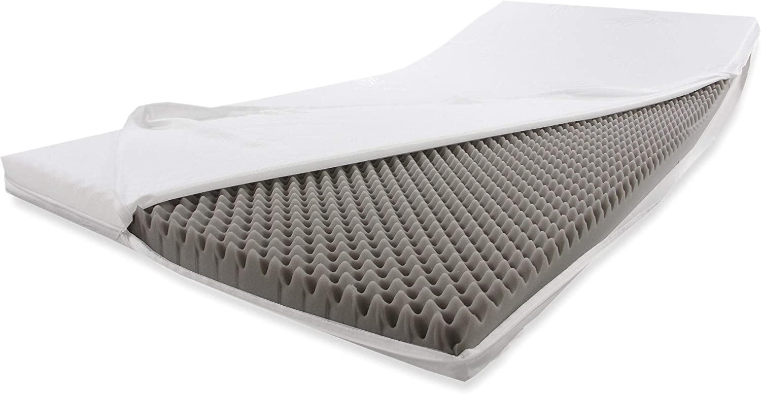 Dibapur® OTTO: Kaltschaummatratze Rollmatratze Matratzenerhöhung Topper Matratzenverstärkung Massage (90 x 200 cm) Bild 1