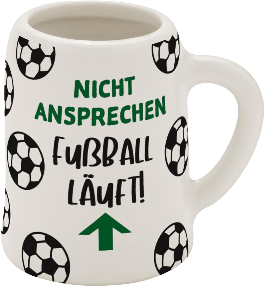 Schnapskrug Schnapsglas Stamper Keramik Sheepworld FUßBALL 73843 Bild 1